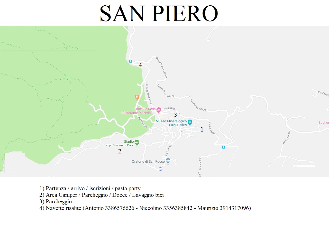 mappa sanpiero elba